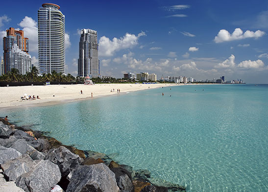Hotels in Miami Beach.