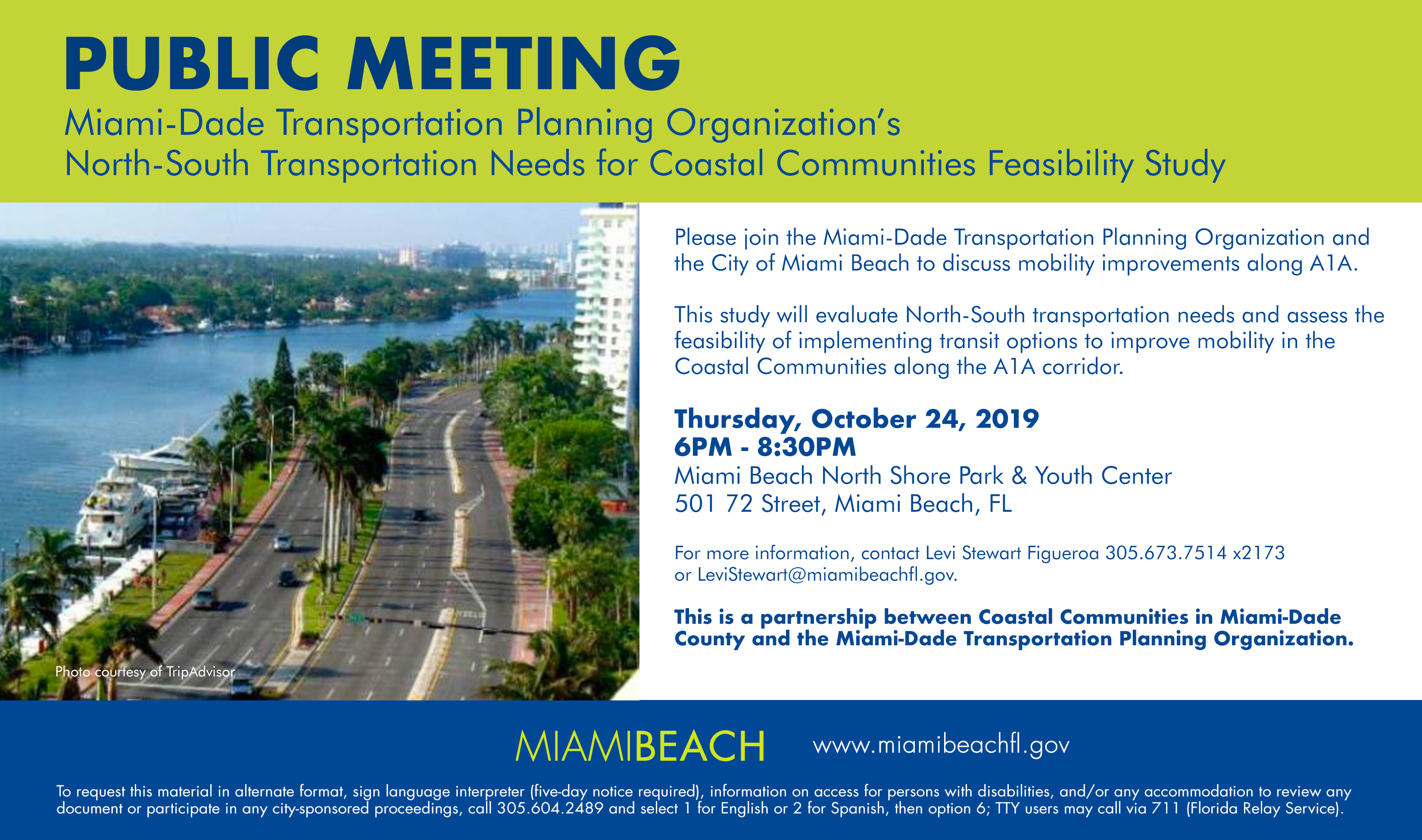 MDTPO’s North-South Transportation Needs for Coastal Communities Feasibility Study