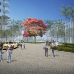 Rendering of Lincoln Road street end