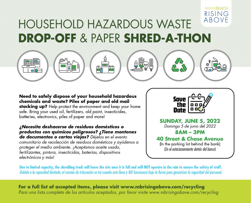 Household Hazardous Waste and Paper Shred-a-Thon