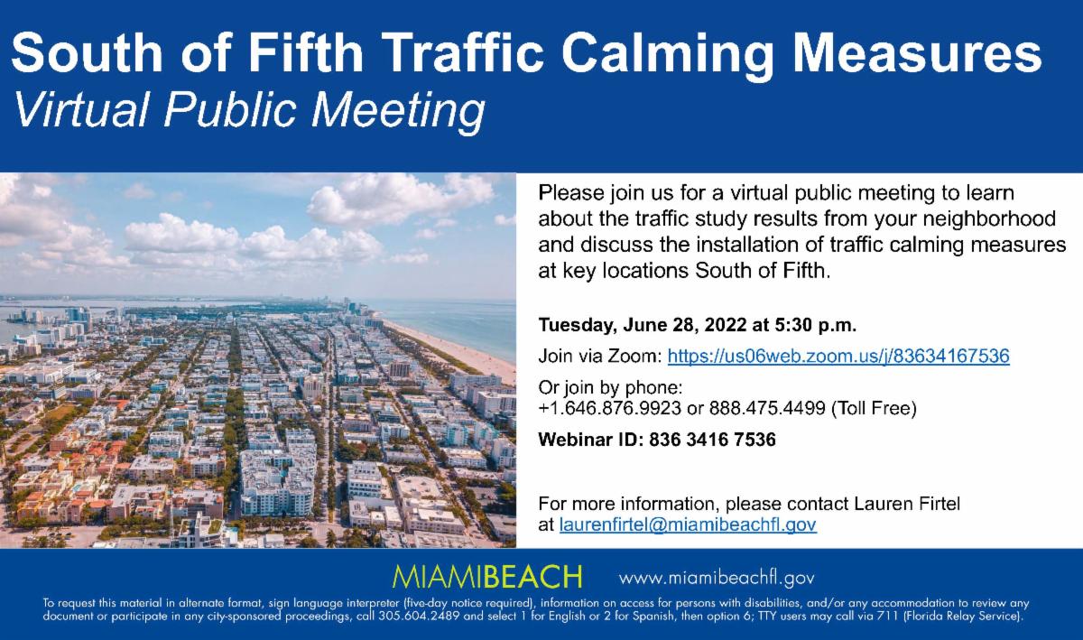 South of Fifth Traffic Calming Measures