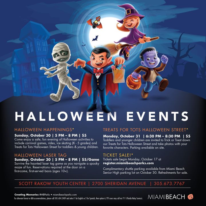 Halloween Happenings with #MBParks - City of Miami Beach