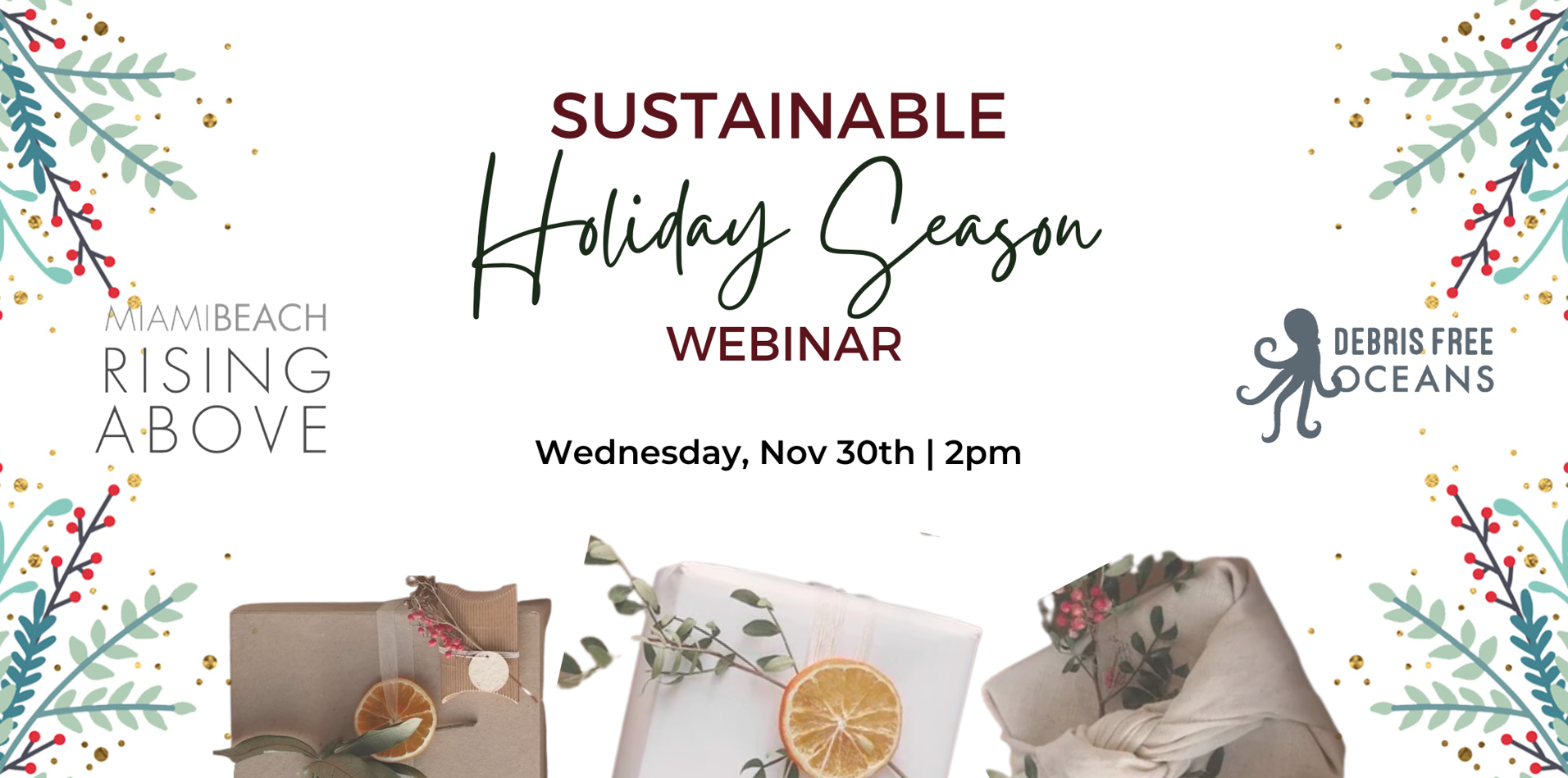 Sustainable Holiday Season Webinar – Homemade Holidays