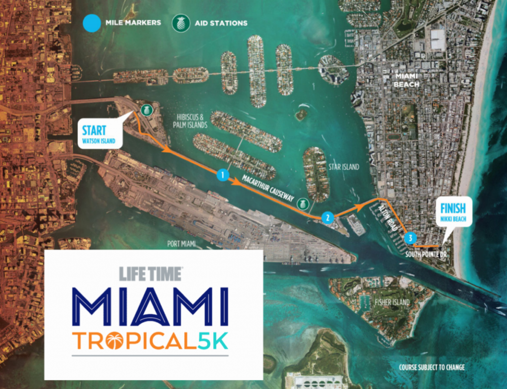 Life Time Tropical 5k City of Miami Beach