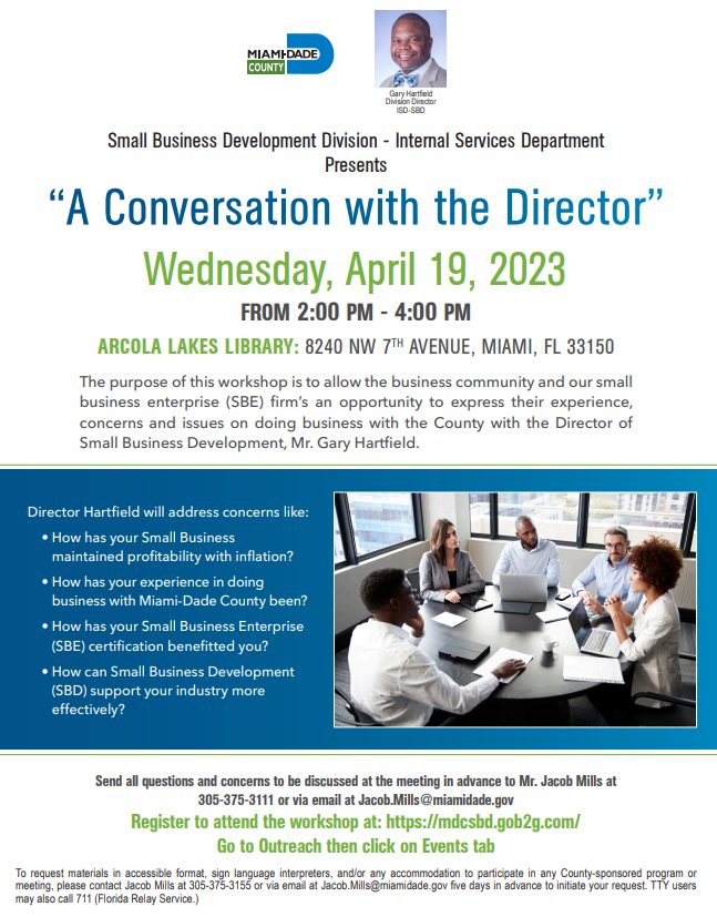 Small business Development Division Event