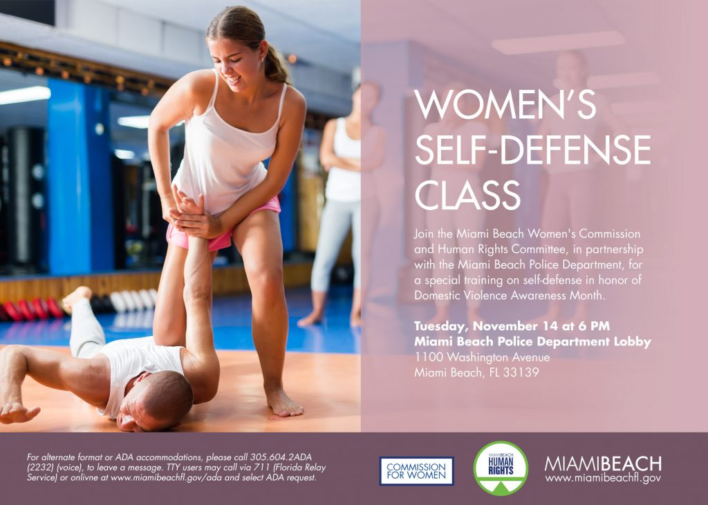 Free Women's Self-Defense Class flyer