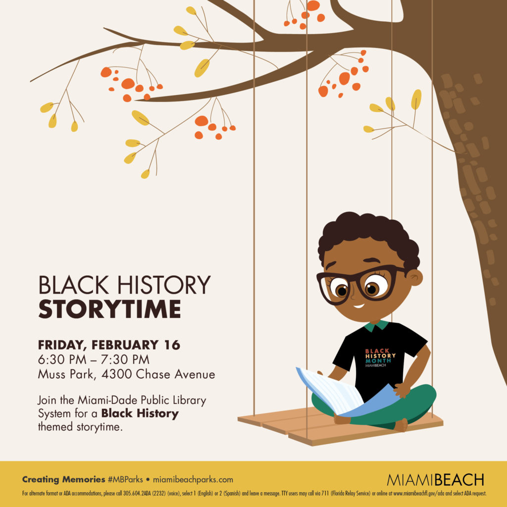 Black History Storytime Flyer
