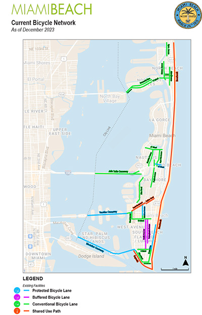 CMB Current Bike Facilities Map