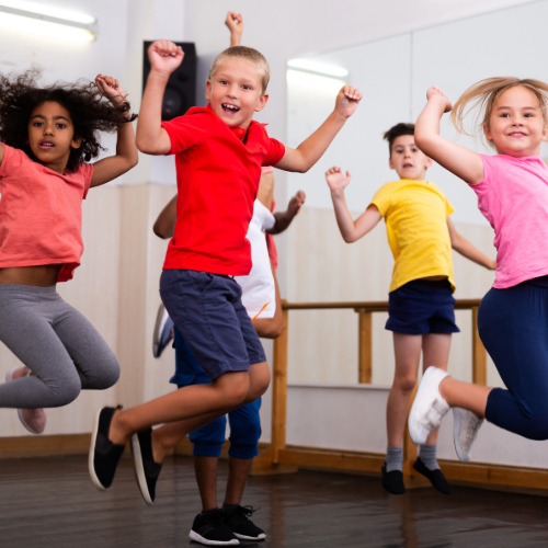 Children Jumping