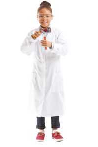 Little girl scientist