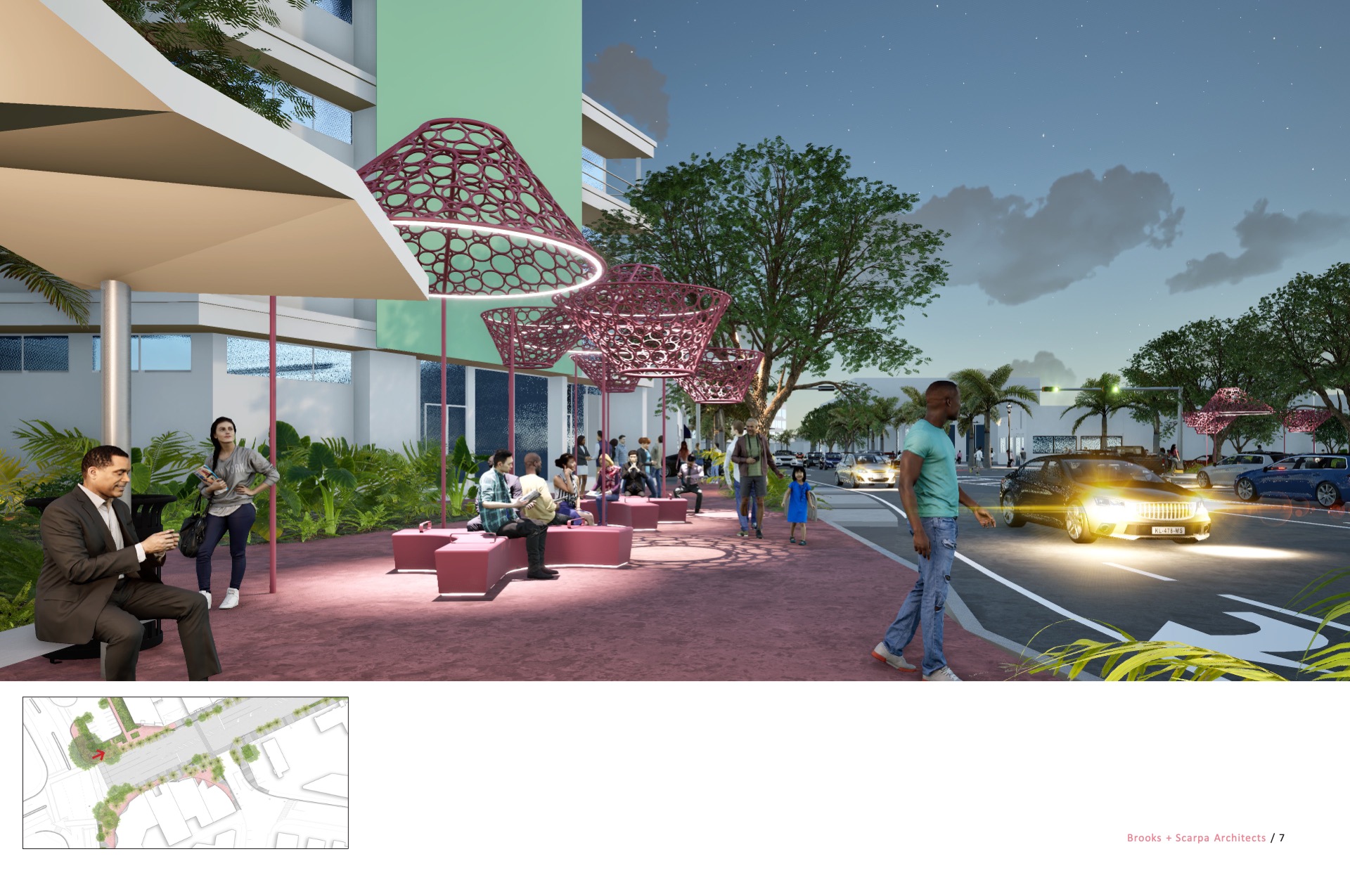 41 Street at Alton Road | Night