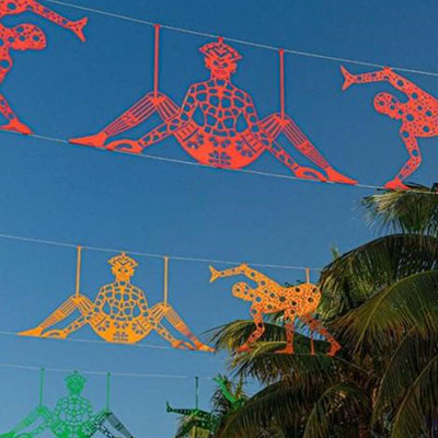 Edouard Duval-Carrié Trapeze Contortionists