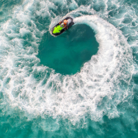jet ski on water
