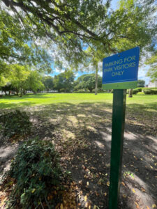 Fisher Park open space area