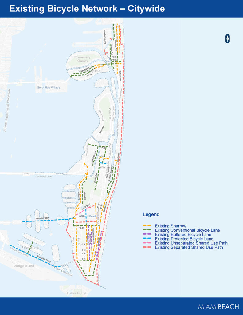Existing Bicycle Network - Citywide