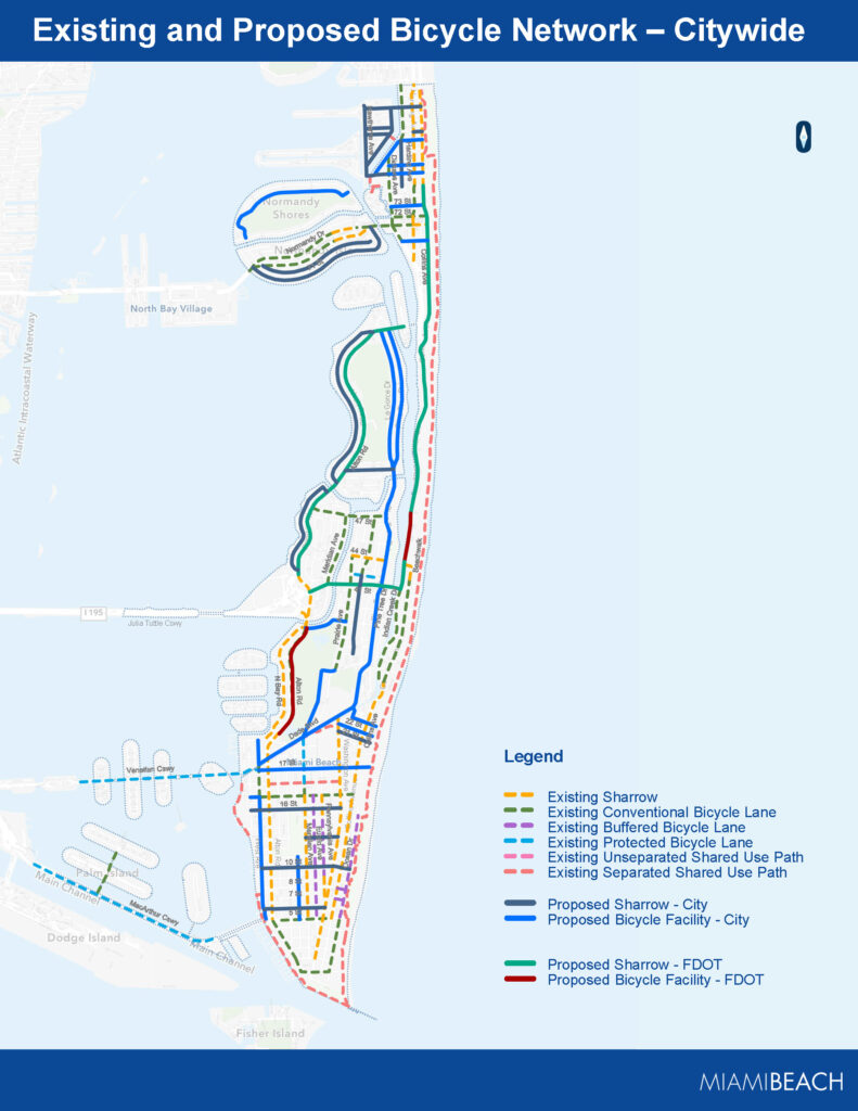 Existing and Proposed Bicycle Network - Citywide