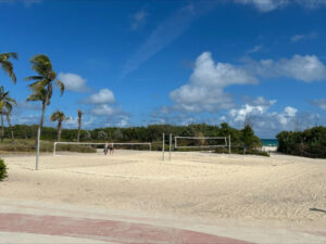 North Beach Oceanside volleyball court