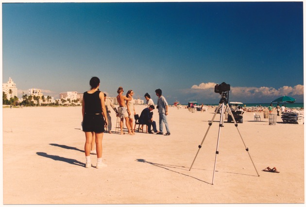 1990s beach photo session