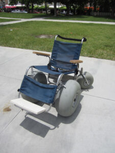 beach wheelchair