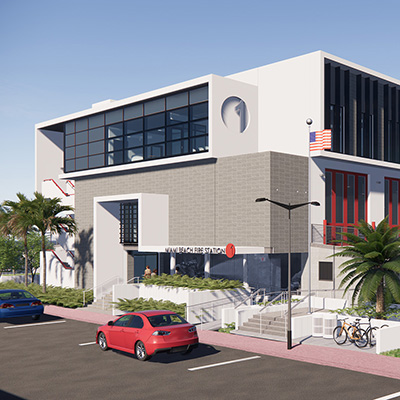 Fire Station 1 rendering