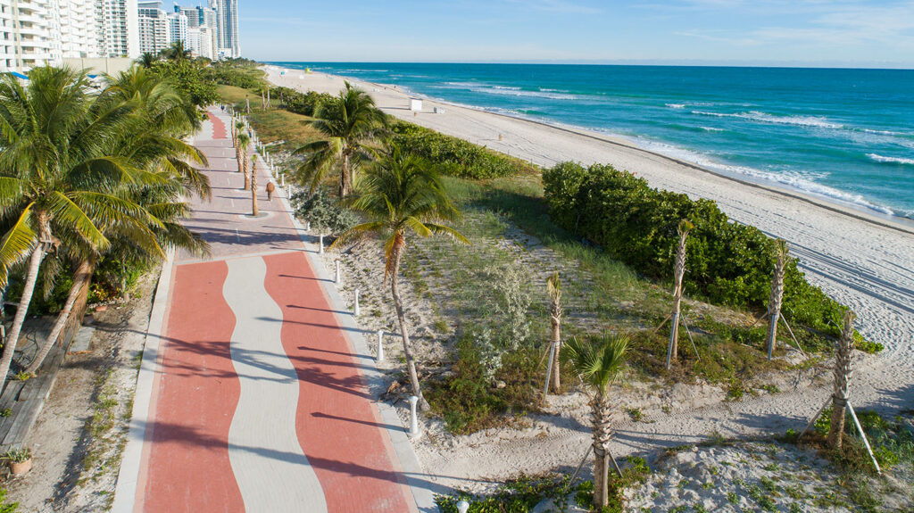 beachwalk aerial