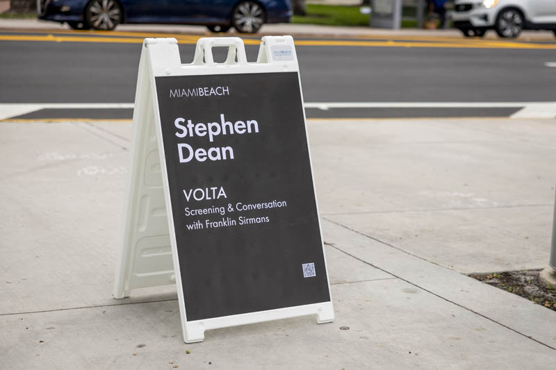Stephen Dean - VOLTA sign