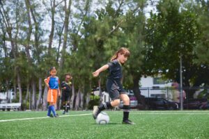 kids playing soccer