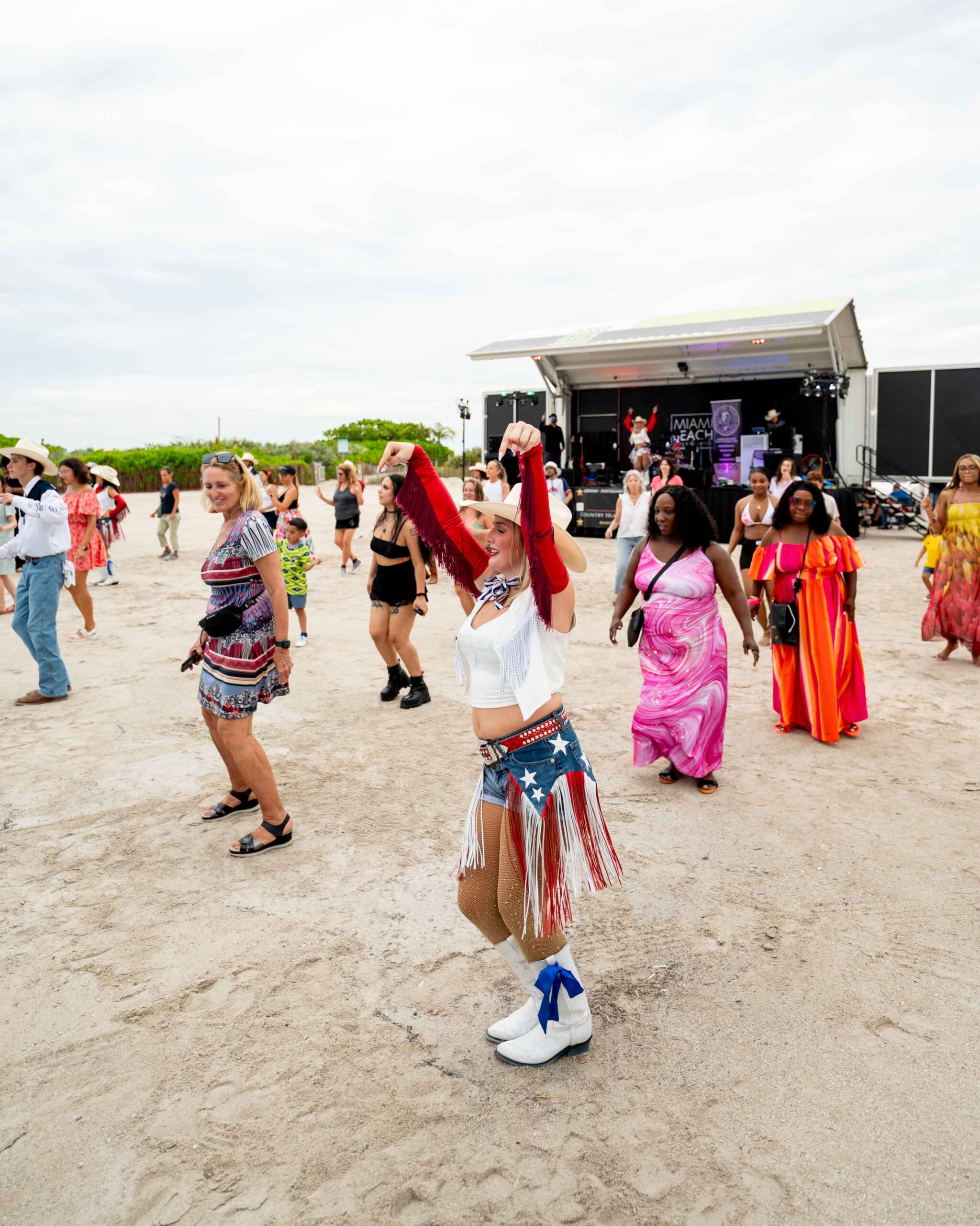 group line dancing