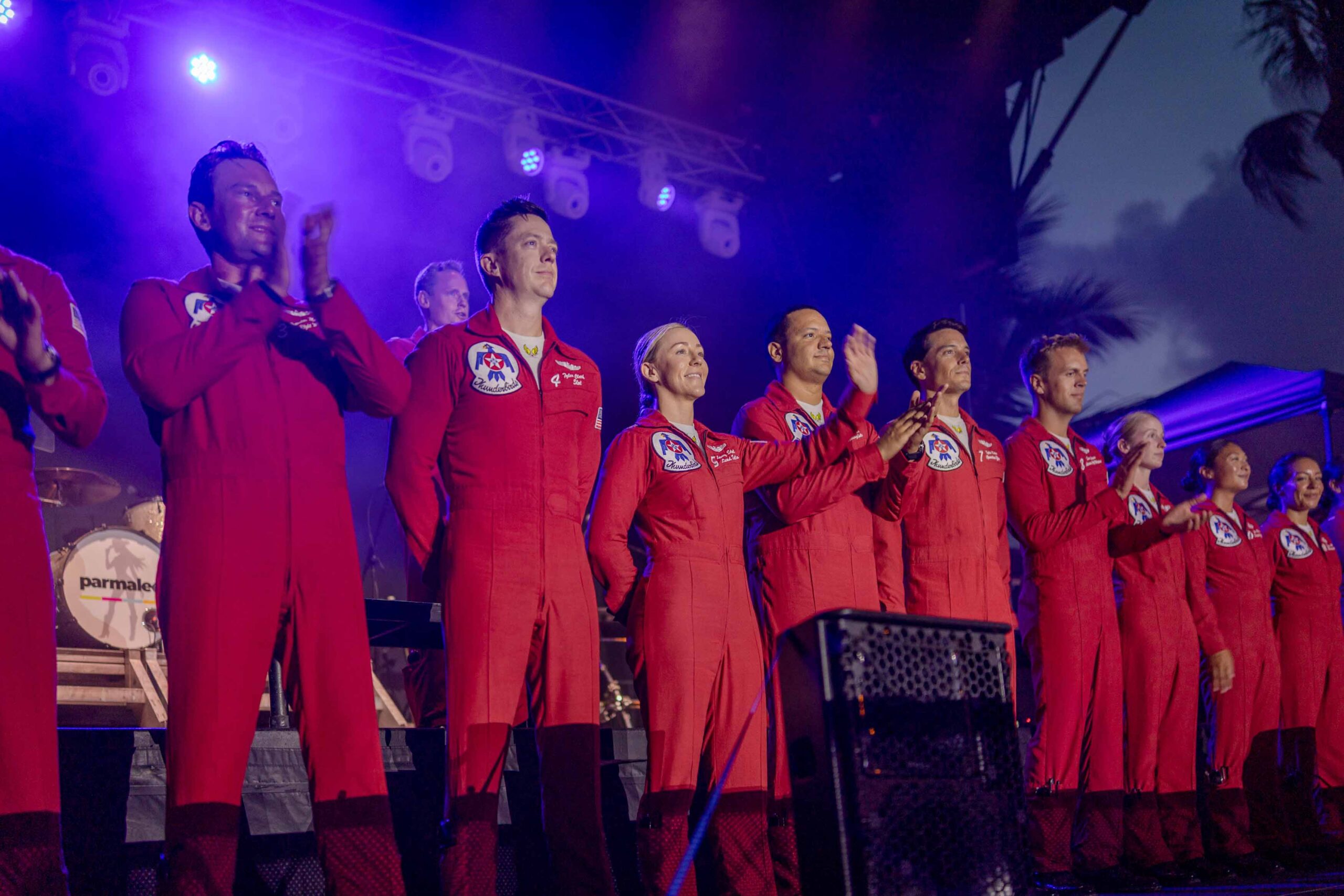 Thunderbirds on stage