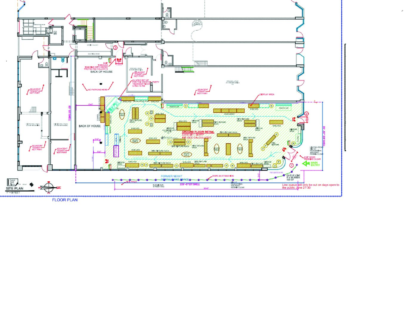 SITE PLAN - EXAMPLE 2 Sample CAD Site Plan 2