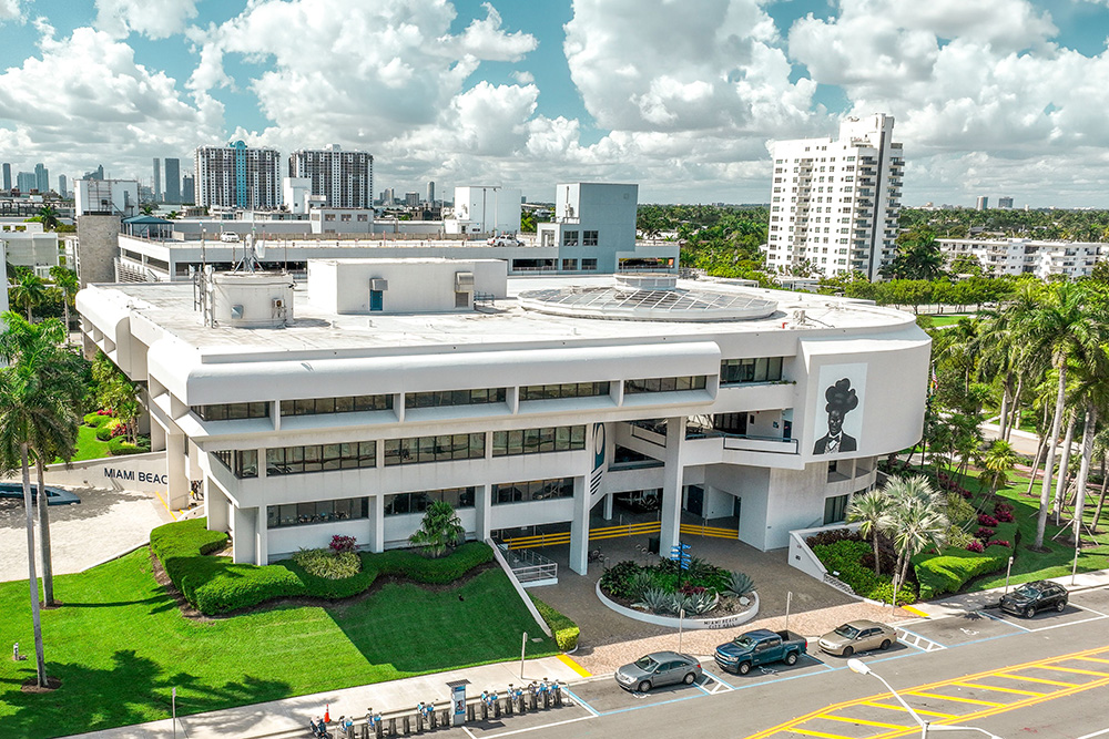 Miami Beach City Hall Aerial Photo
