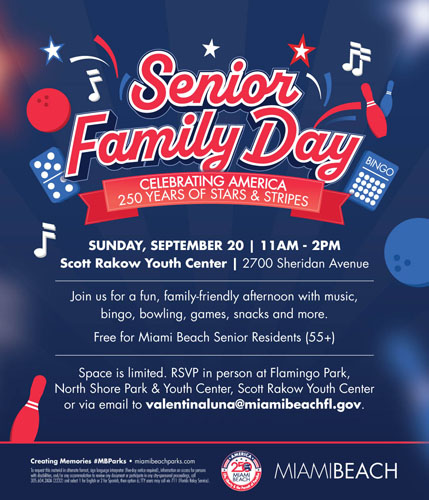 Senior's Family Day flyer