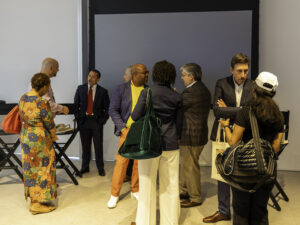 Attendees connect following the workforce housing panel and discussion at the ULI Fall Meeting.