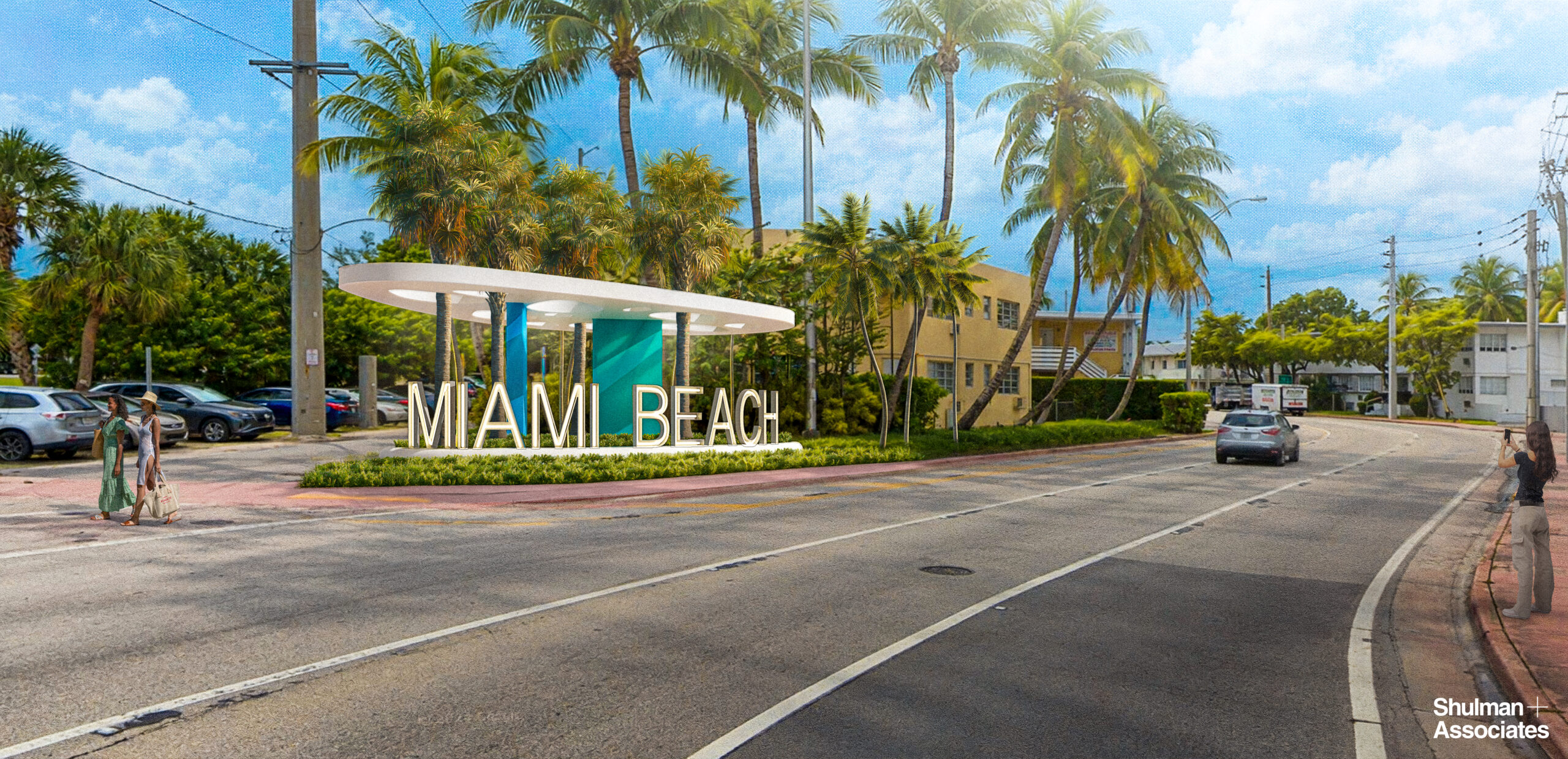 North Beach Entrance Sign Rendering