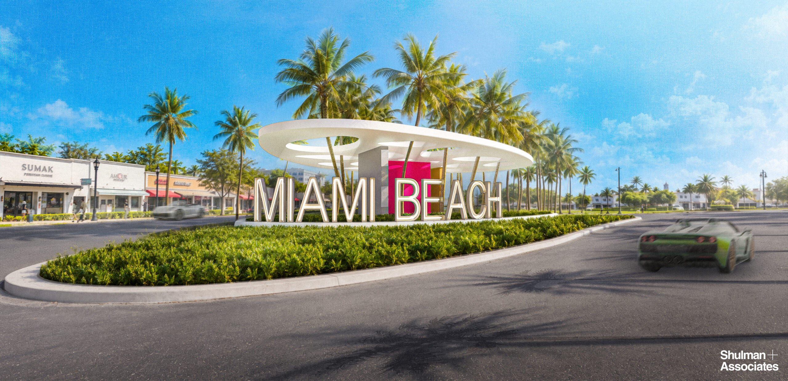 North Beach Entrance Sign Rendering