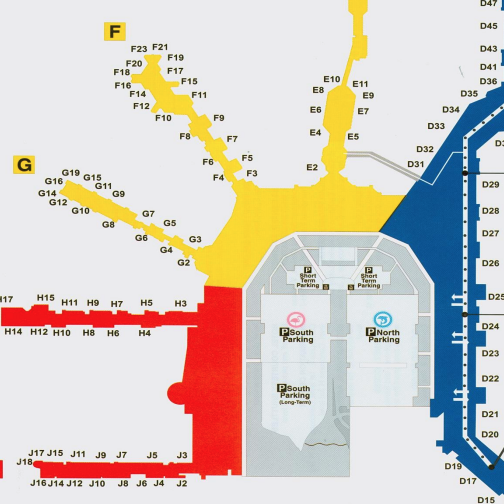 Miami International Airport Maps