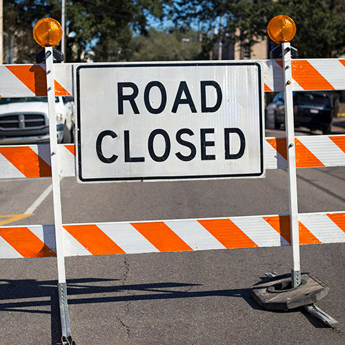 road closure